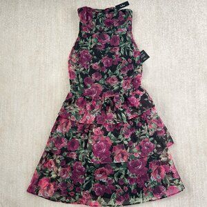 NWT Lulus Fleur of Dreams Floral Formal Maxi Dress M